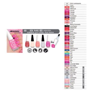 Idi Nail 60 Segundos IDI MAKE UP