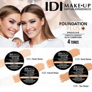 Creamy Compact foundation Plus IDI MAKE UP