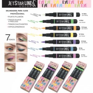 Delineador de Ojos Jet Star Line IDI MAKE UP