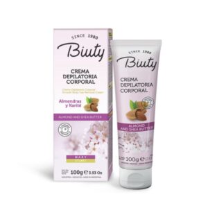 CREMA DEPILATORIA CORPORAL ALMENDRA Y KARITE 100g BIUTY